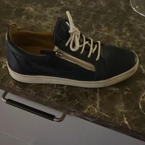 giuseppe zanotti - Använda i cirka 2 veckor o säljes pågrund av att dem e lite små. Annars väldigt sköna och inga skador på skon Box och dustbag medföljer Inköpsbevis och fler bilder i dm