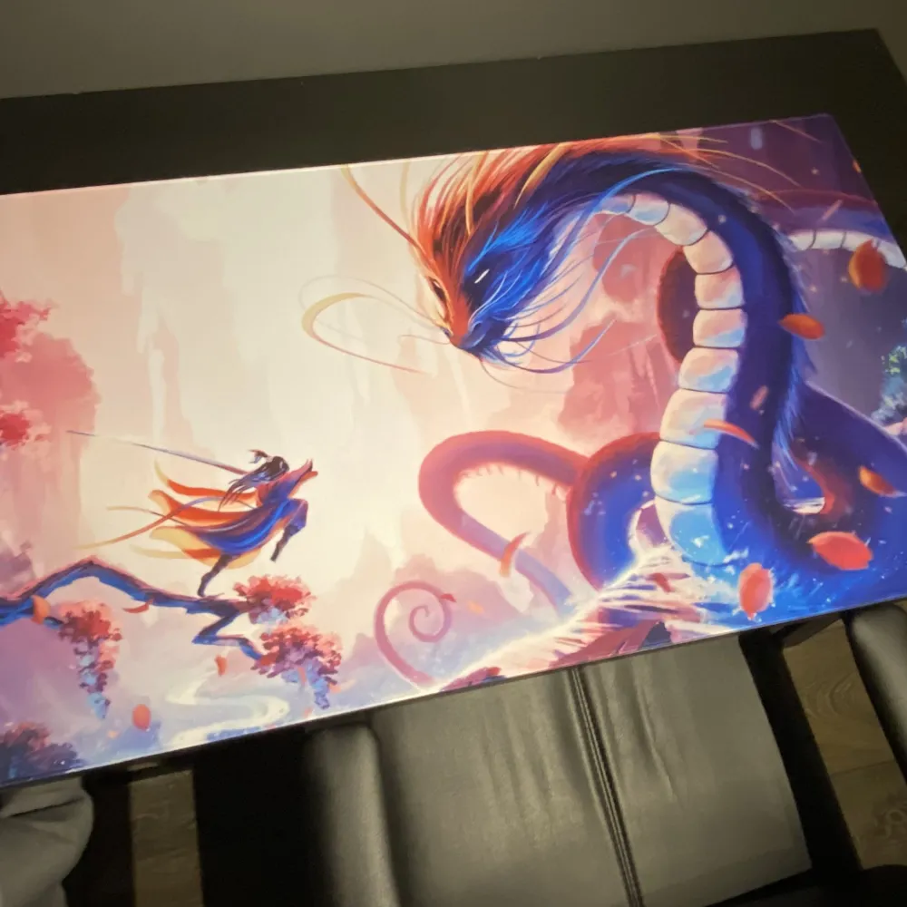 Jag säljer nu min Custom Inked gaming musmatta. Trycket på musmattan är väldigt unikt, och har Inga fläckar. 120x60. Accessoarer.