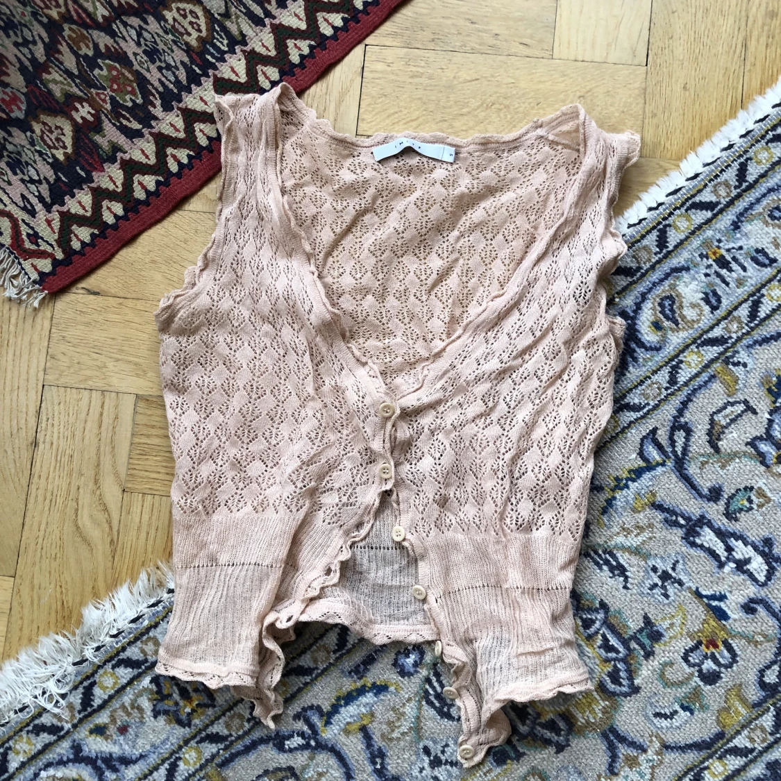 Väst, topp, stickad 