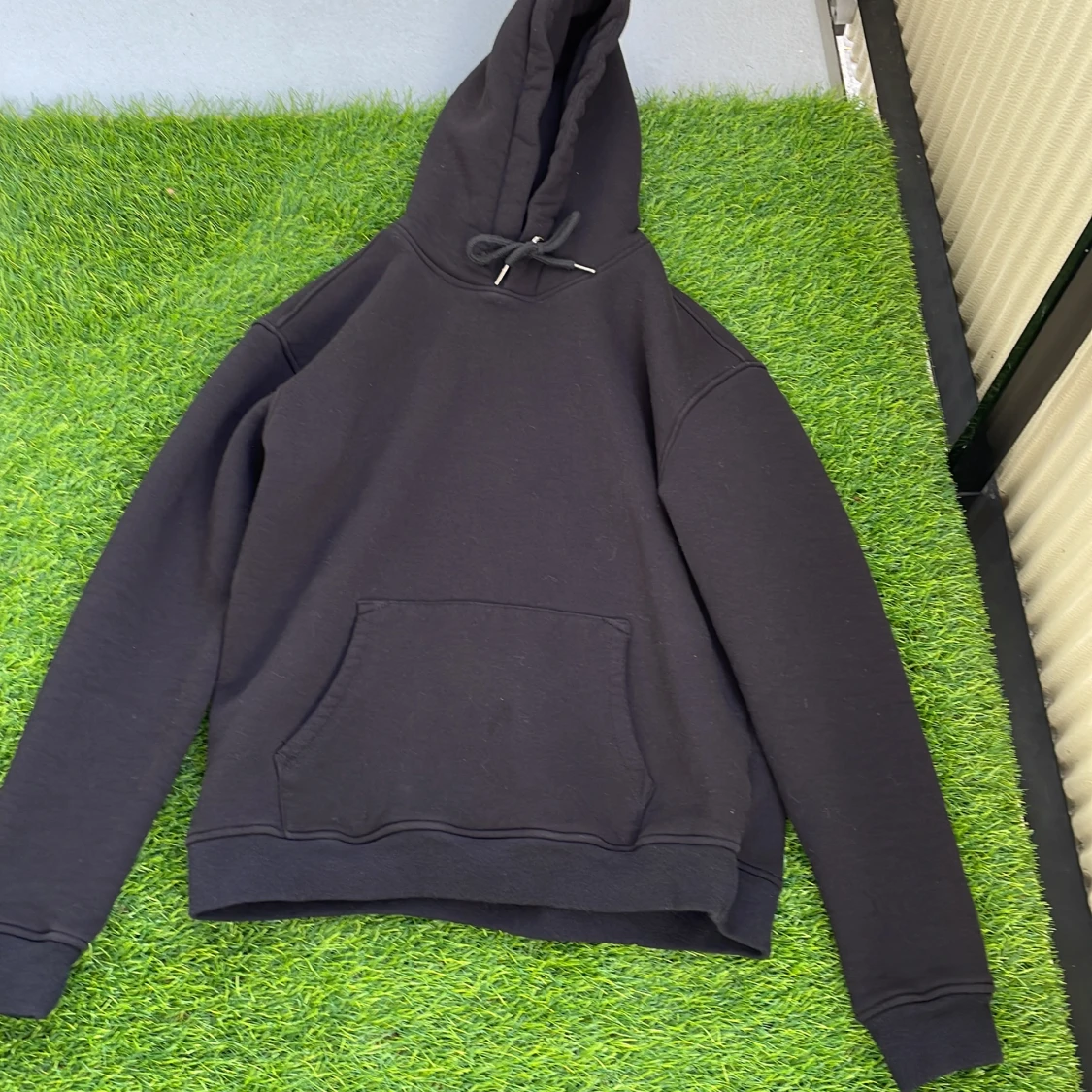 Svart Ryvls heavyweight hoodie