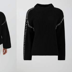 Säljer denna Stickad tröja från Gina Tricot! Slutsåld, aldrig använd och lappen sitter kvar! Storlek S ” Stitch knitted sweater”😍😍