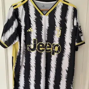 Säljer denna Juventus tröja då den inte används längre. Är en kopia som är väldigt fin och ser äkta ut 