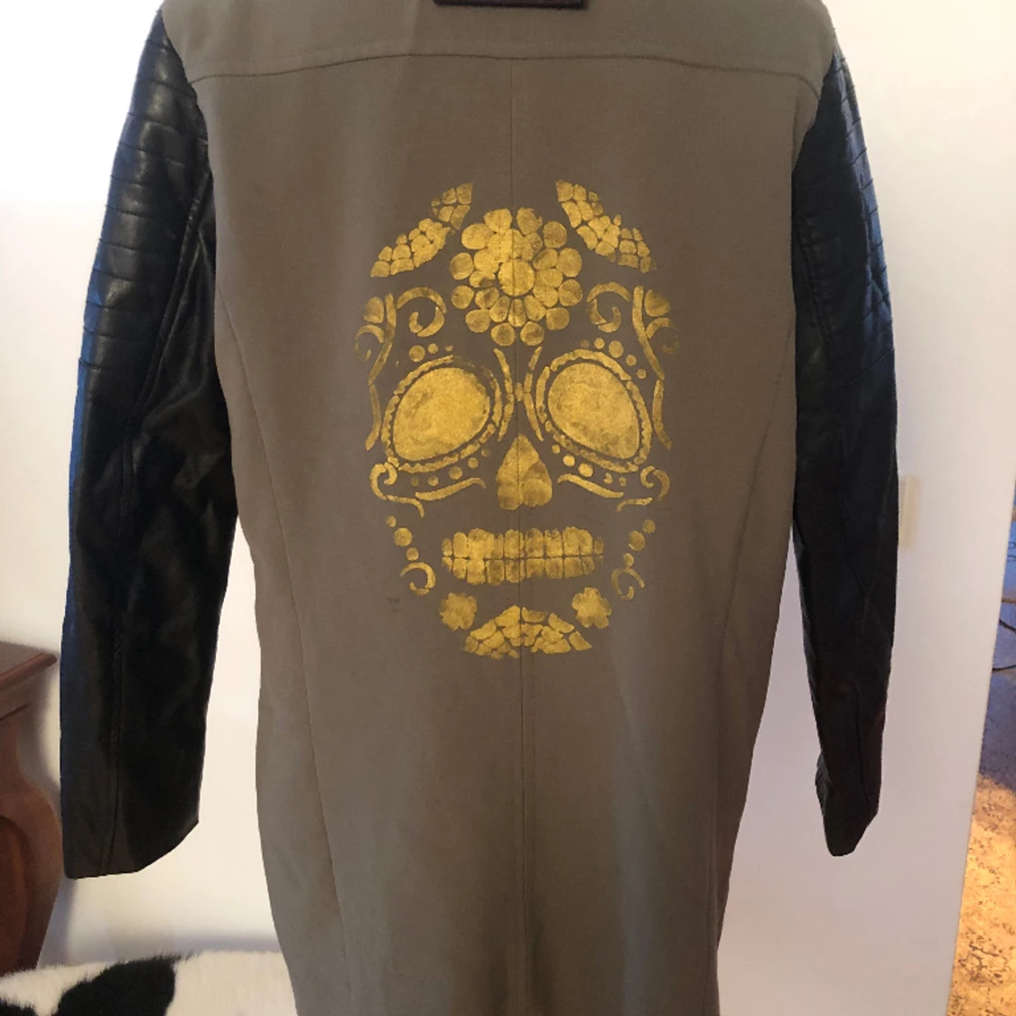 Bikerjacka lång modell  - 90