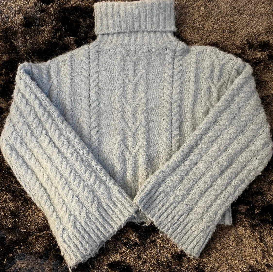 Mysig stickad tröja