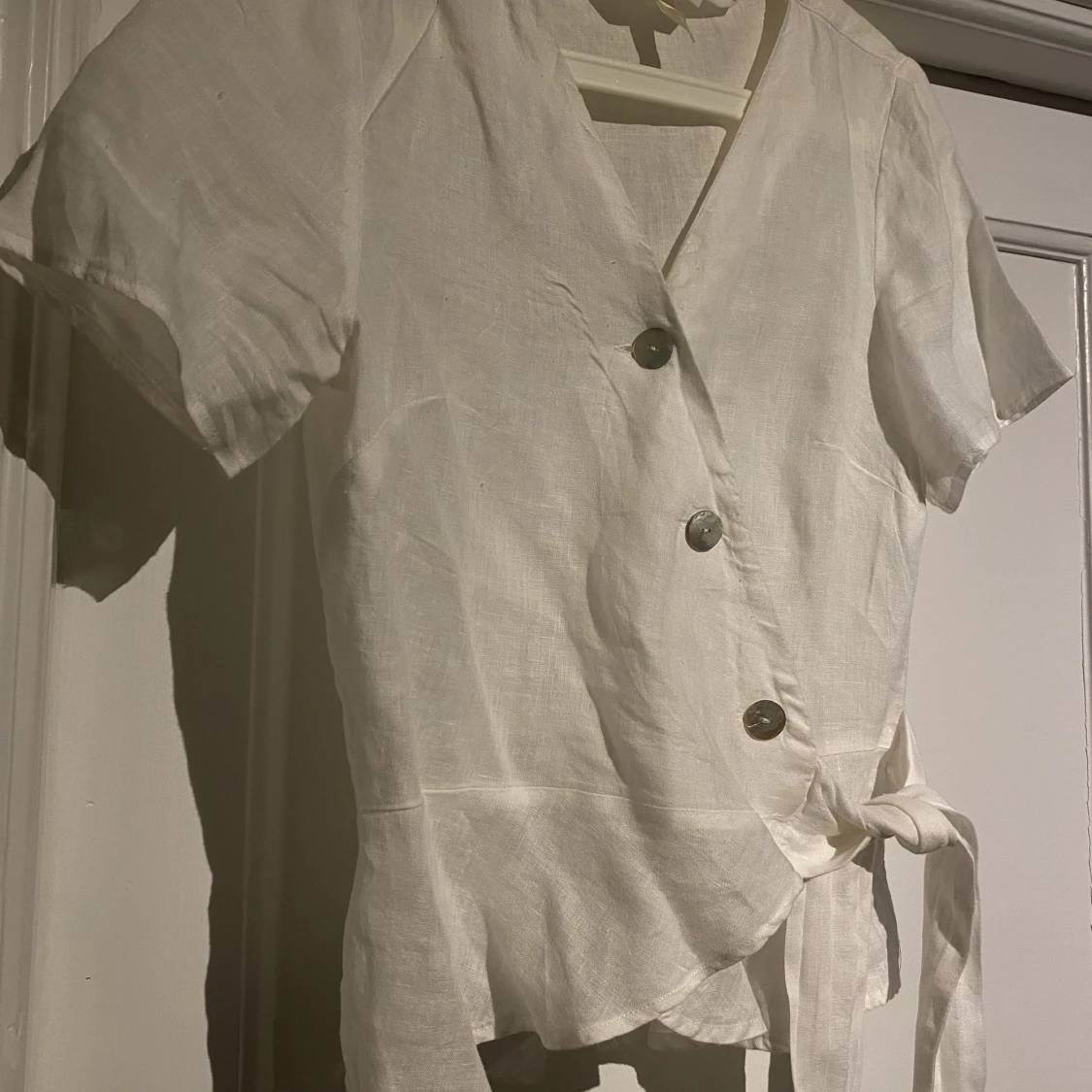 Omlått linen T-shirt - 91