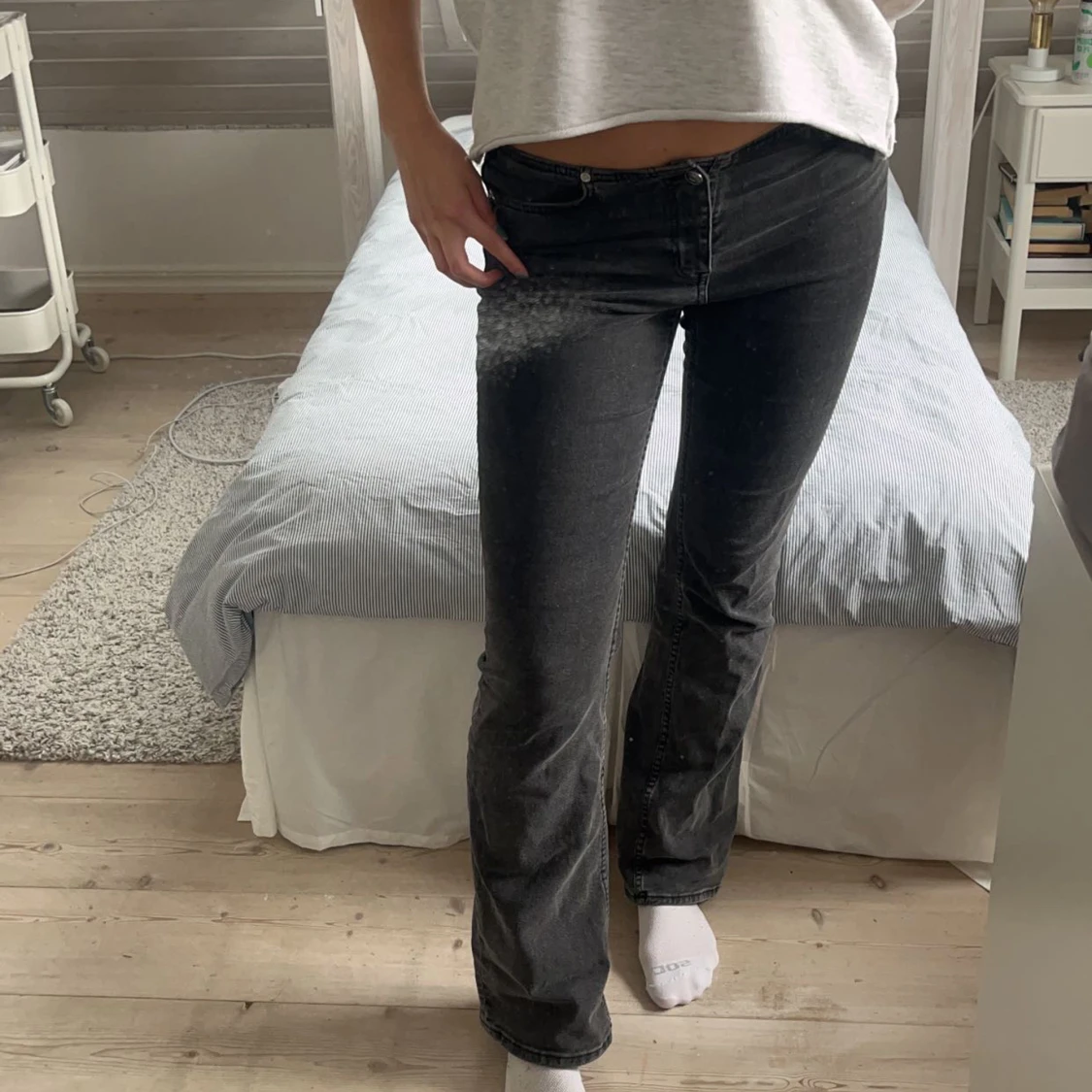 Lågmidjade bootcut