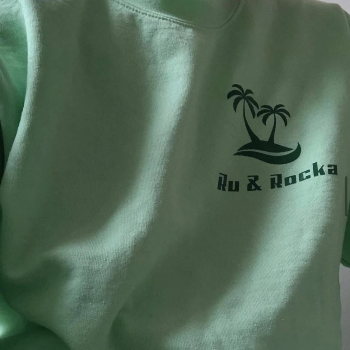 Mintgrön sweatshirt - 91