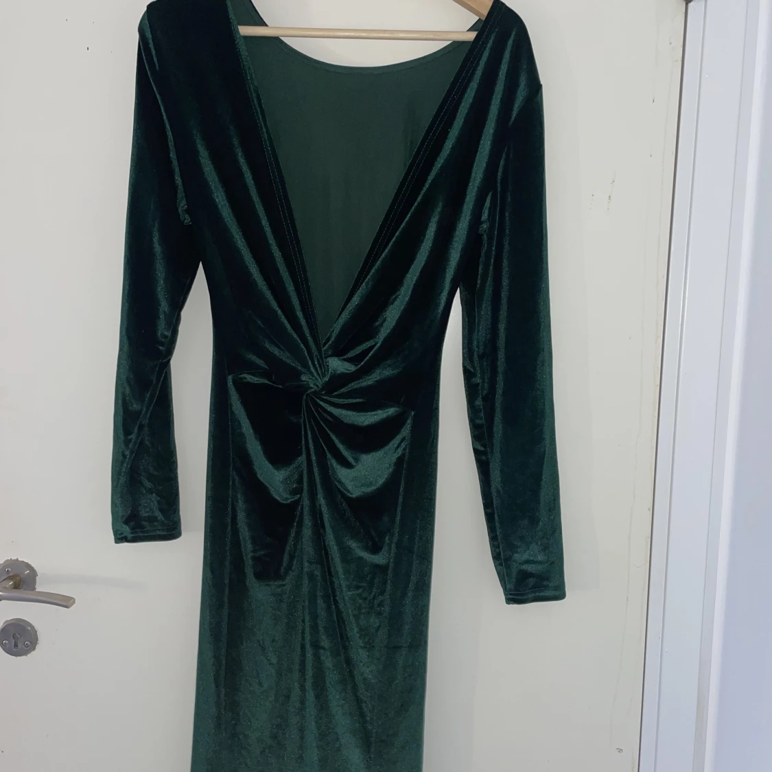 Mörkgrön festklänning  - 91