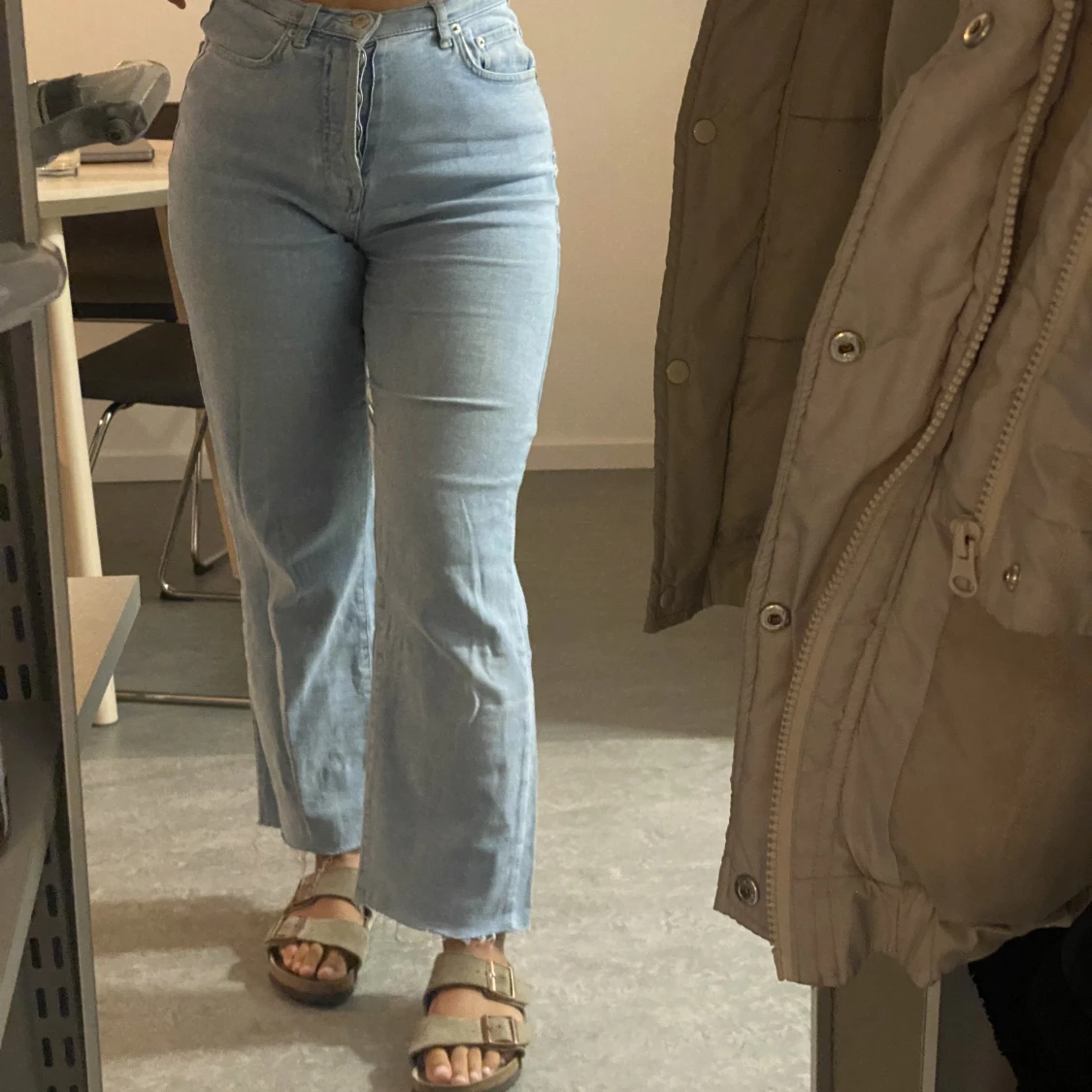 Ljusa jeans