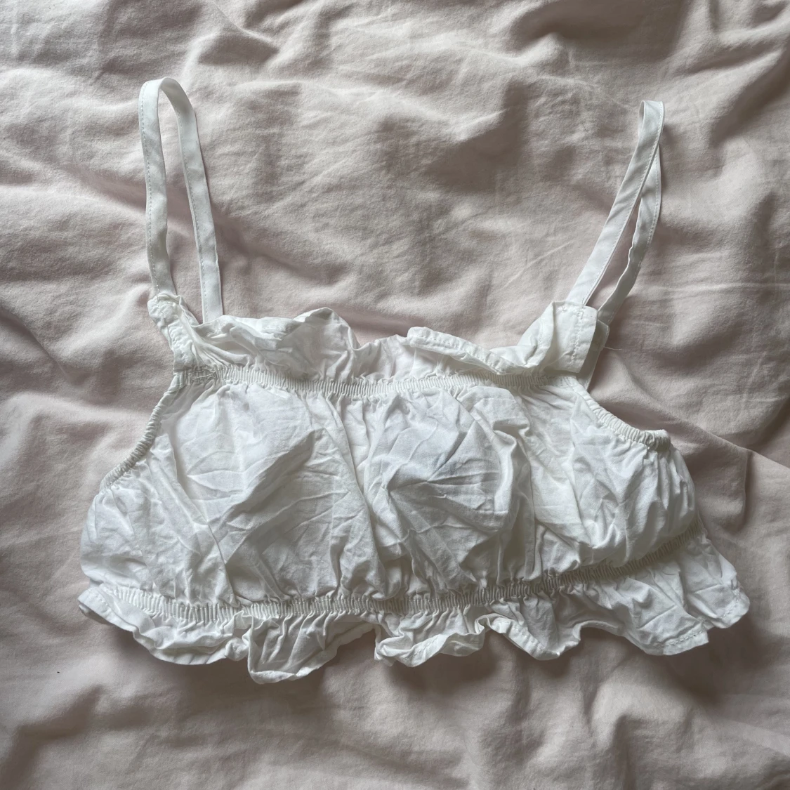 Kort vit topp Strl 36 - 90