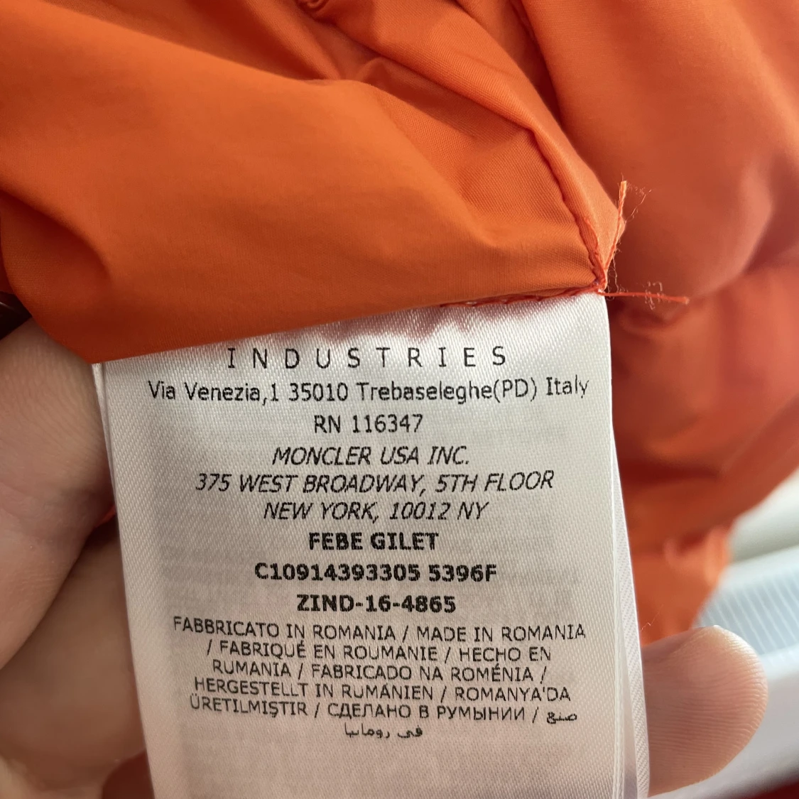 Moncler febe väst - 91