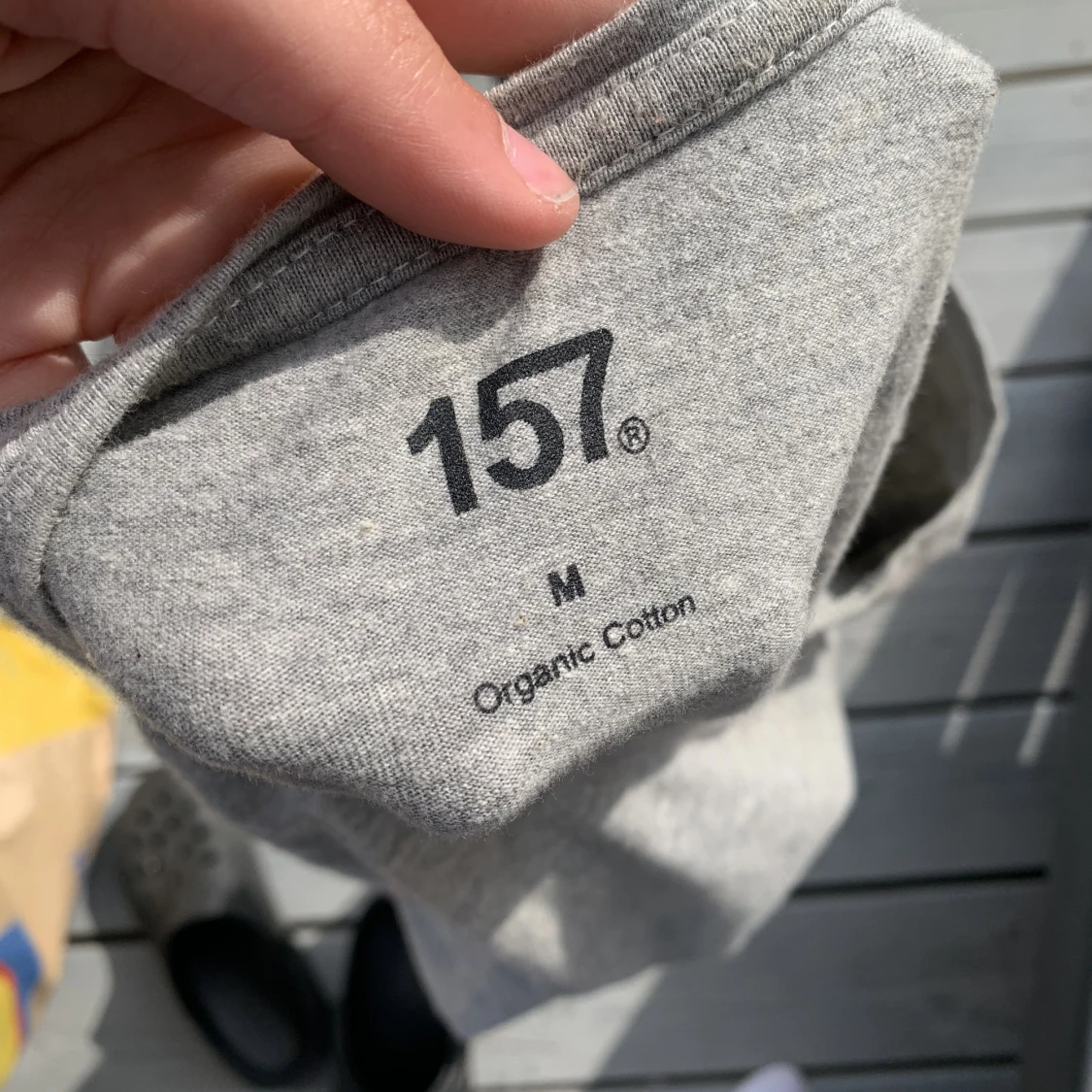 Grå långärmad tröja - 90