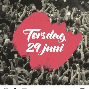 City festival - Säljer torsdagsbiljett