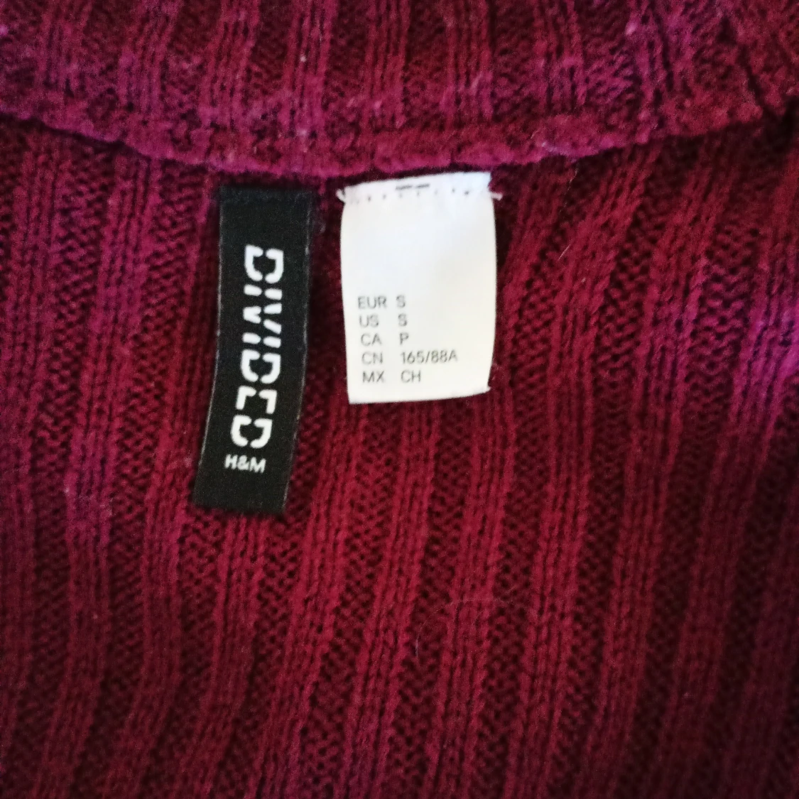 Vinröd polotröja - 91