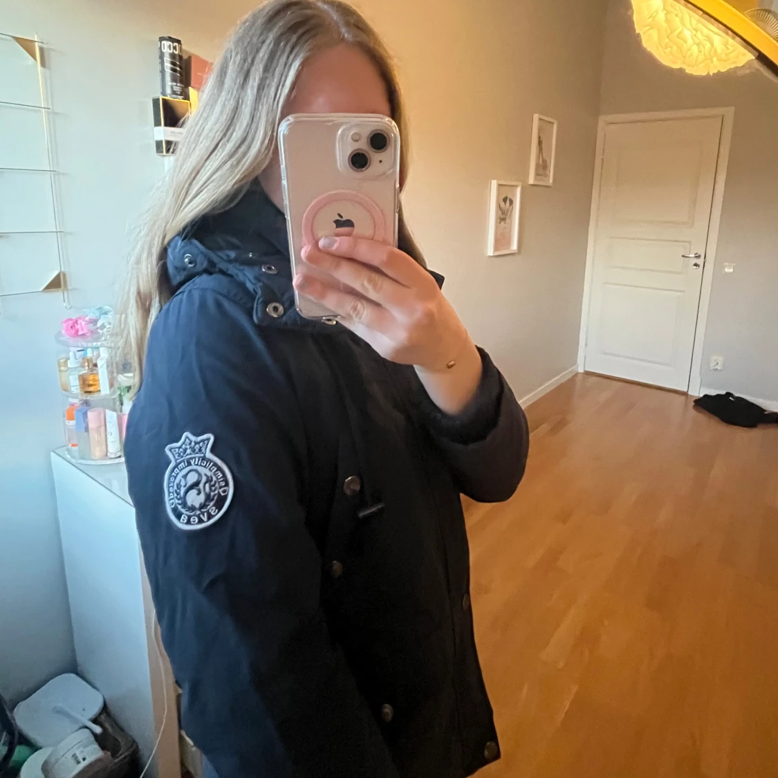 Svart parkajacka från SVEA - 1