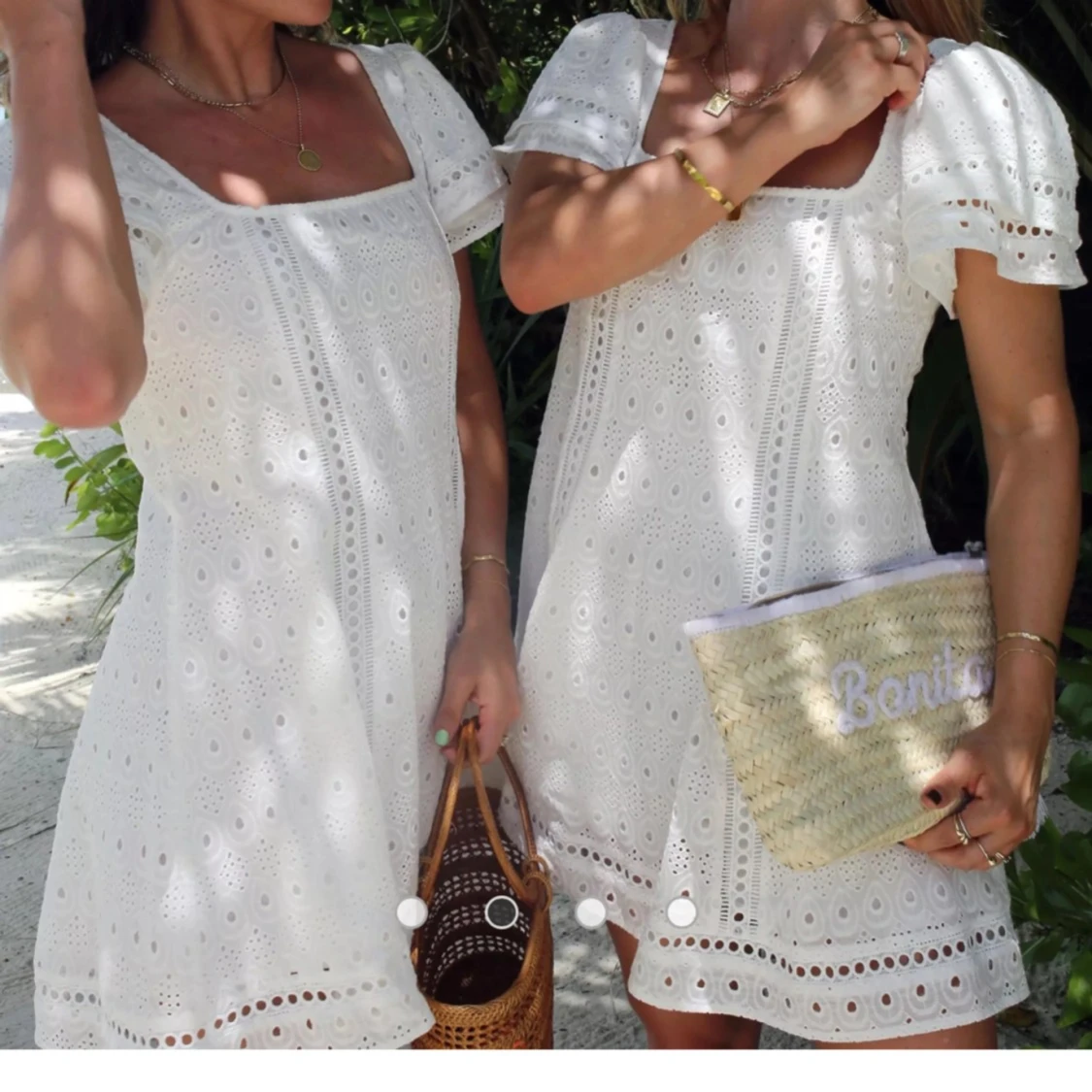 Vit miniklänning - 90