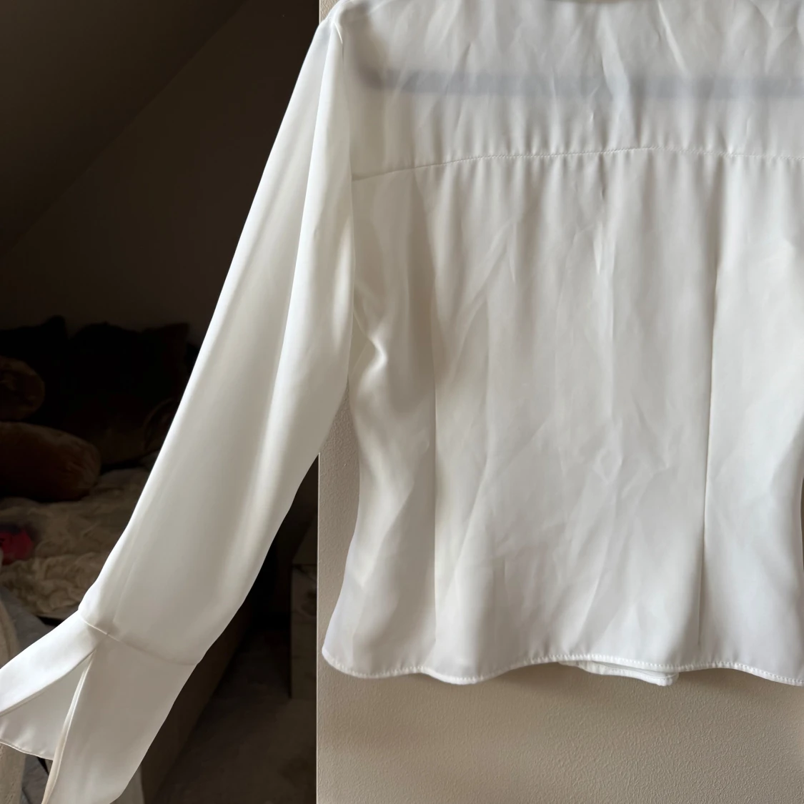 Vit blus med vida ärmar från Zara - 2