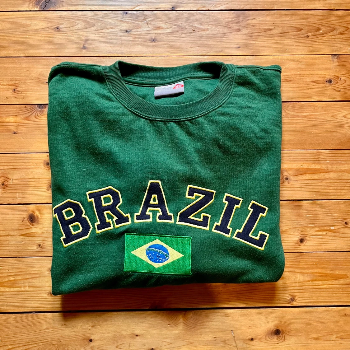 Grön Brazil sweatshirt Nick's World XXL - 4
