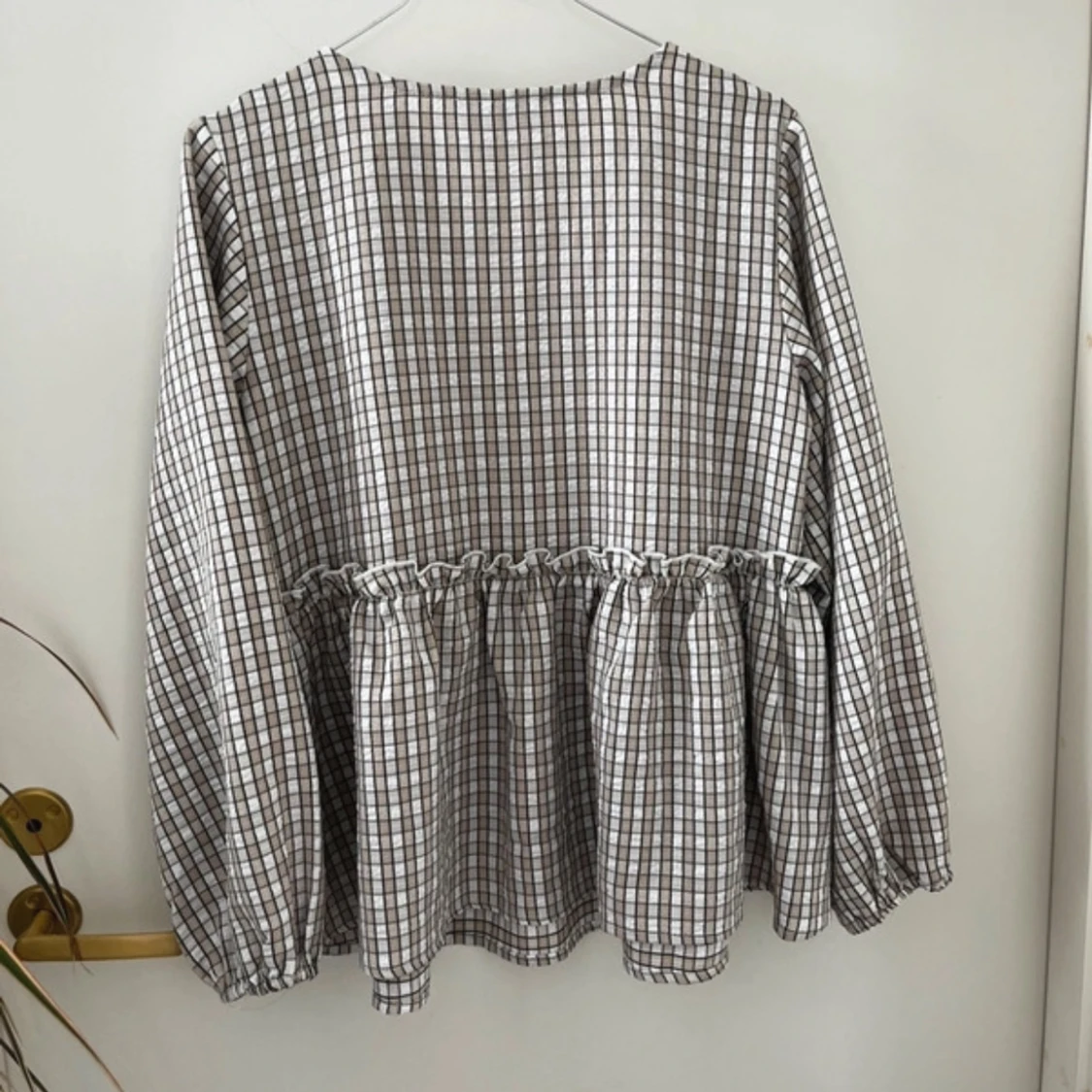 Suuupersöt rutig blus  - 2