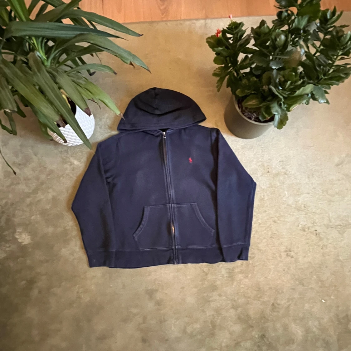  Ralph Lauren zip up mörkblå - 2