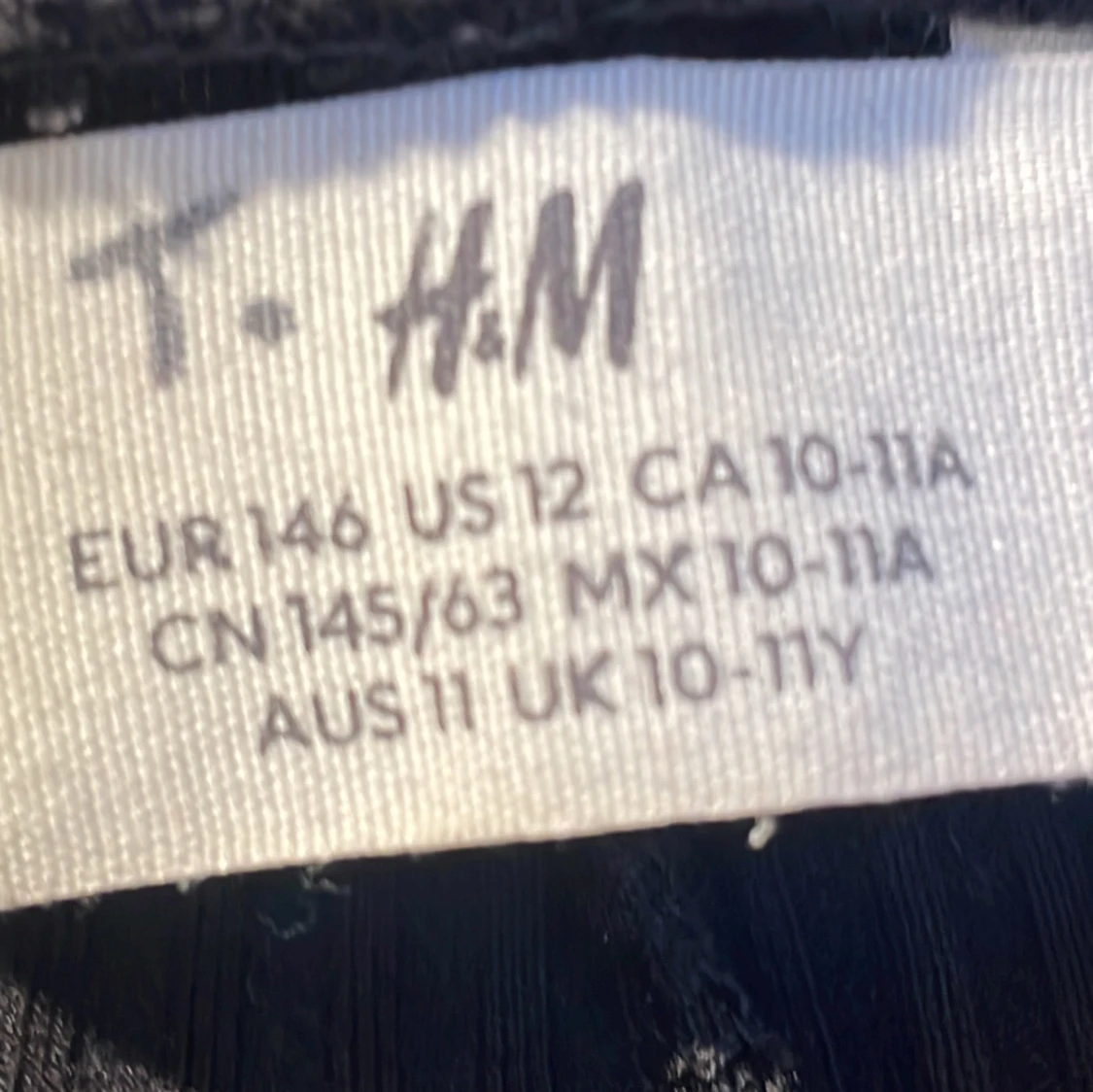 Svarta ribbade byxor från H&M - 2