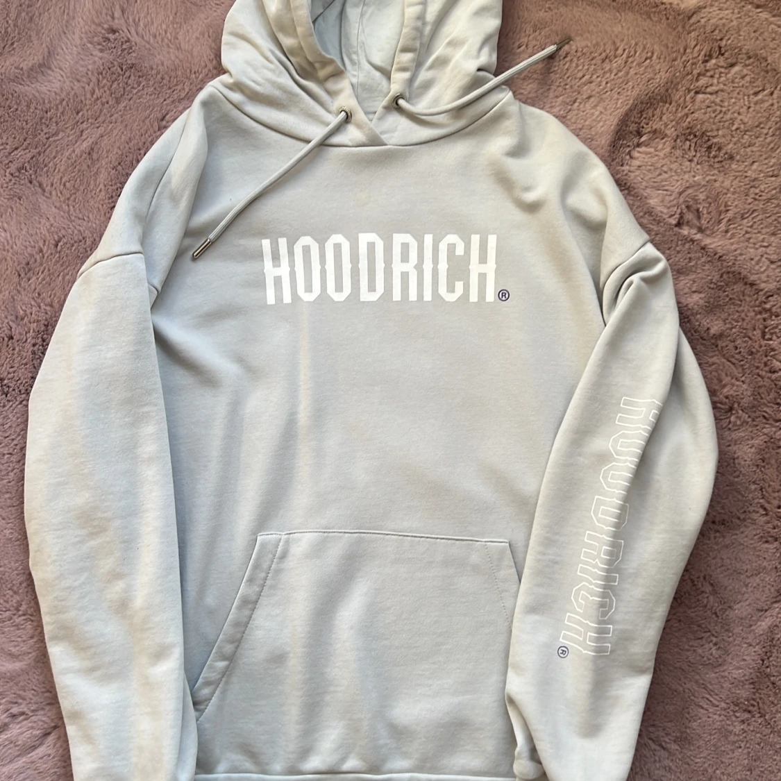 Hoodrich ljusgrå hoodie