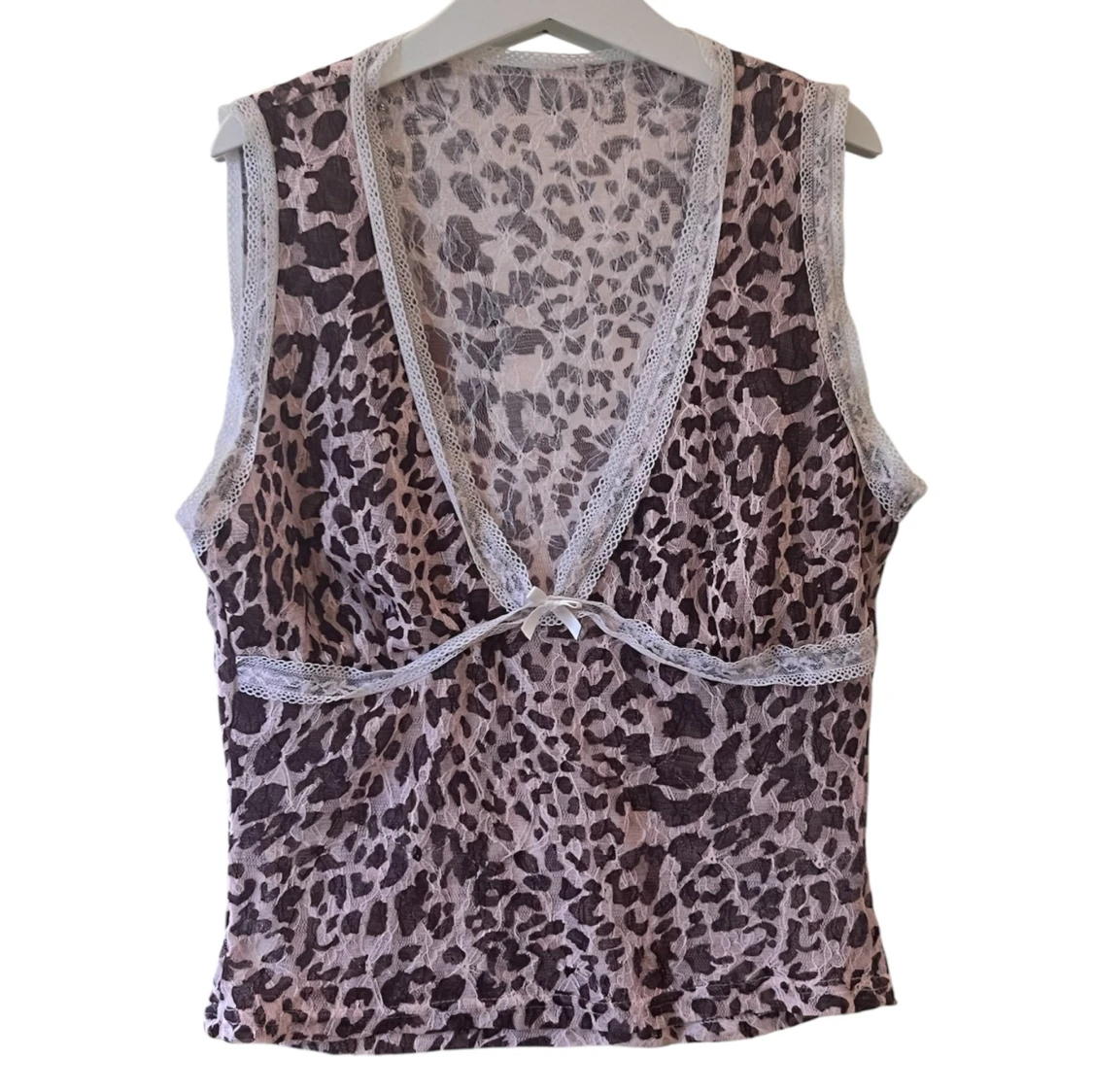 Leopardmönstrad cami topp - 1