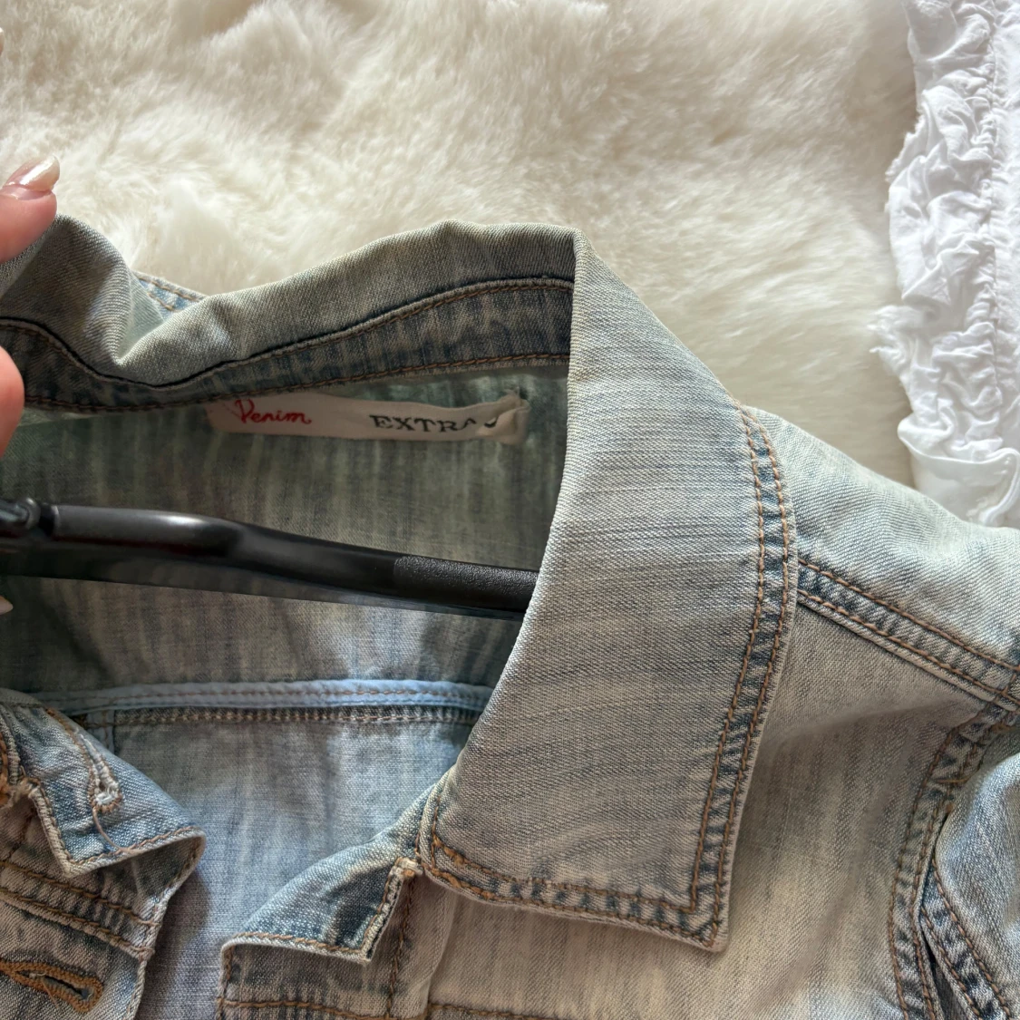 Ljusblå jeansjacka från Penian - 1