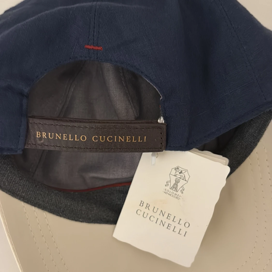 Blå keps från Brunello Cucinelli - 1