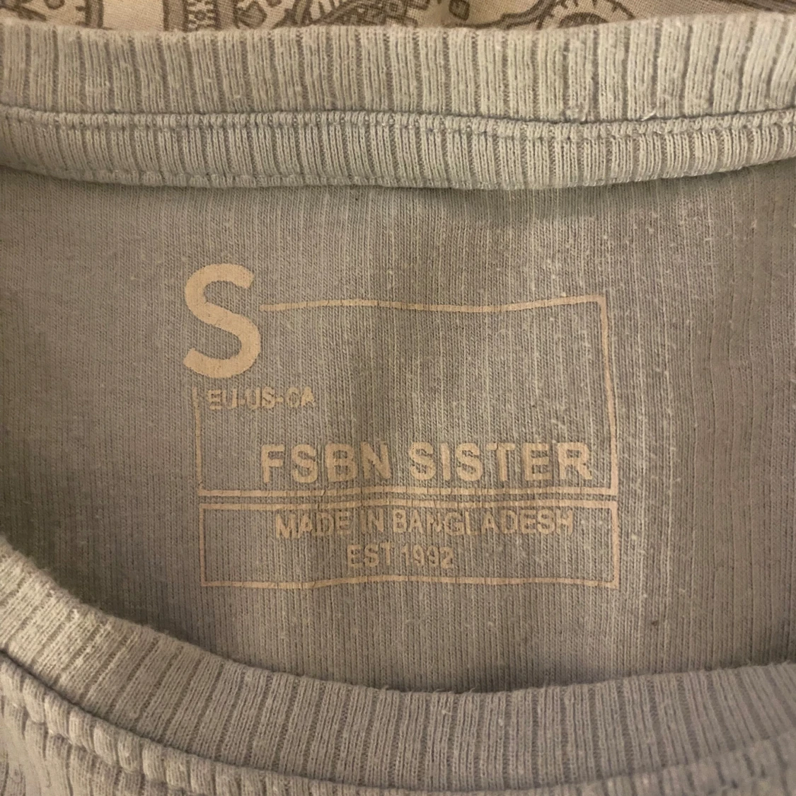 Blå  ribbad topp från new yorker  - 1