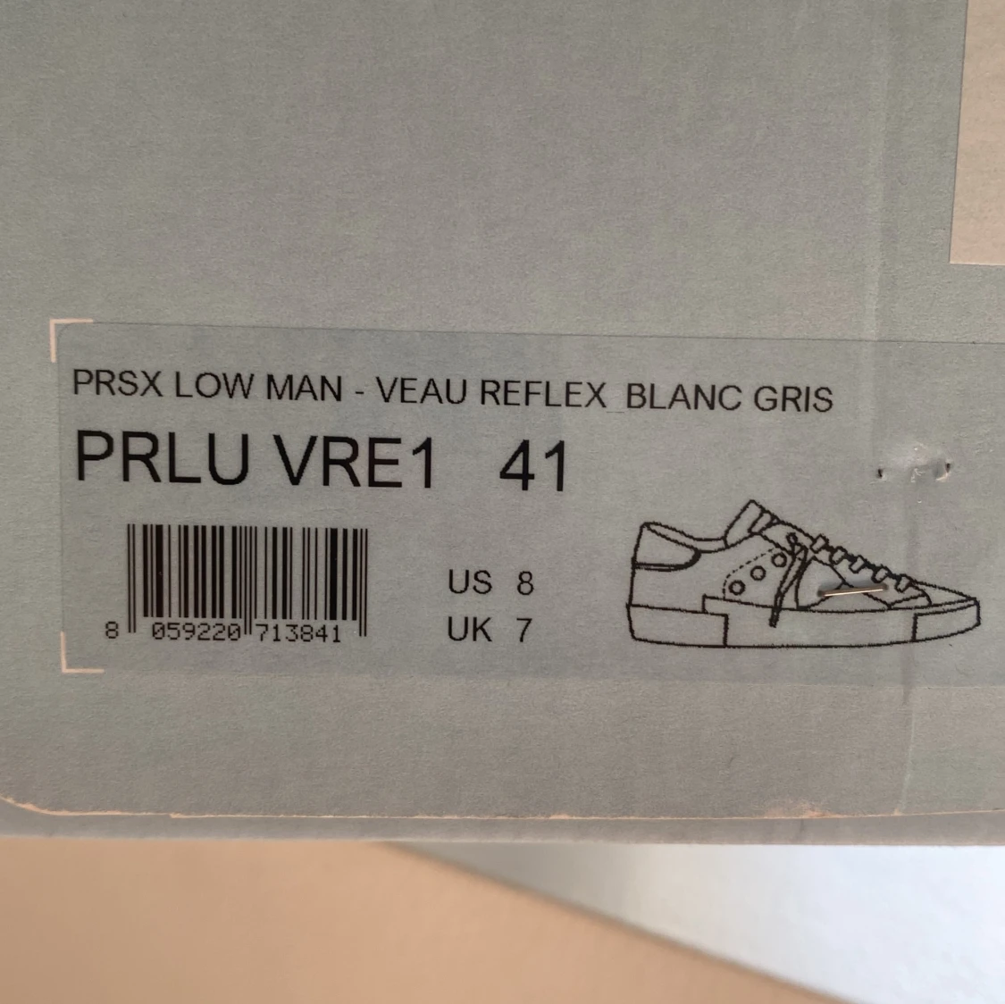 Philippe Model vita/grå sneakers - 3