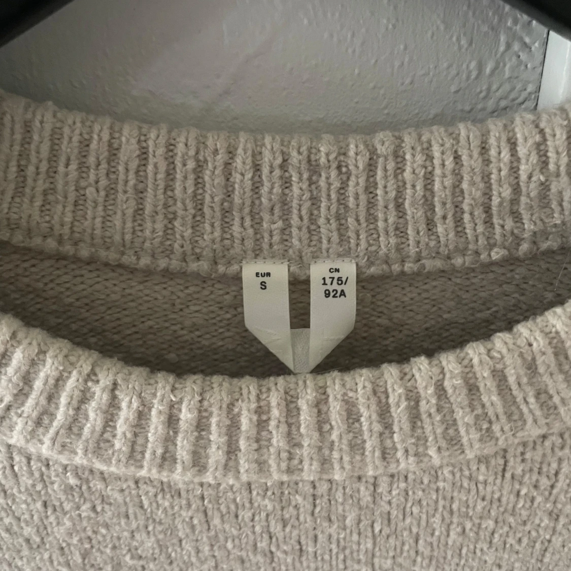 Beige stickad tröja Arket - 2