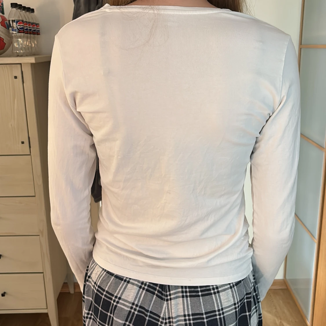 Vit långärmad tröja från Cubus - 1