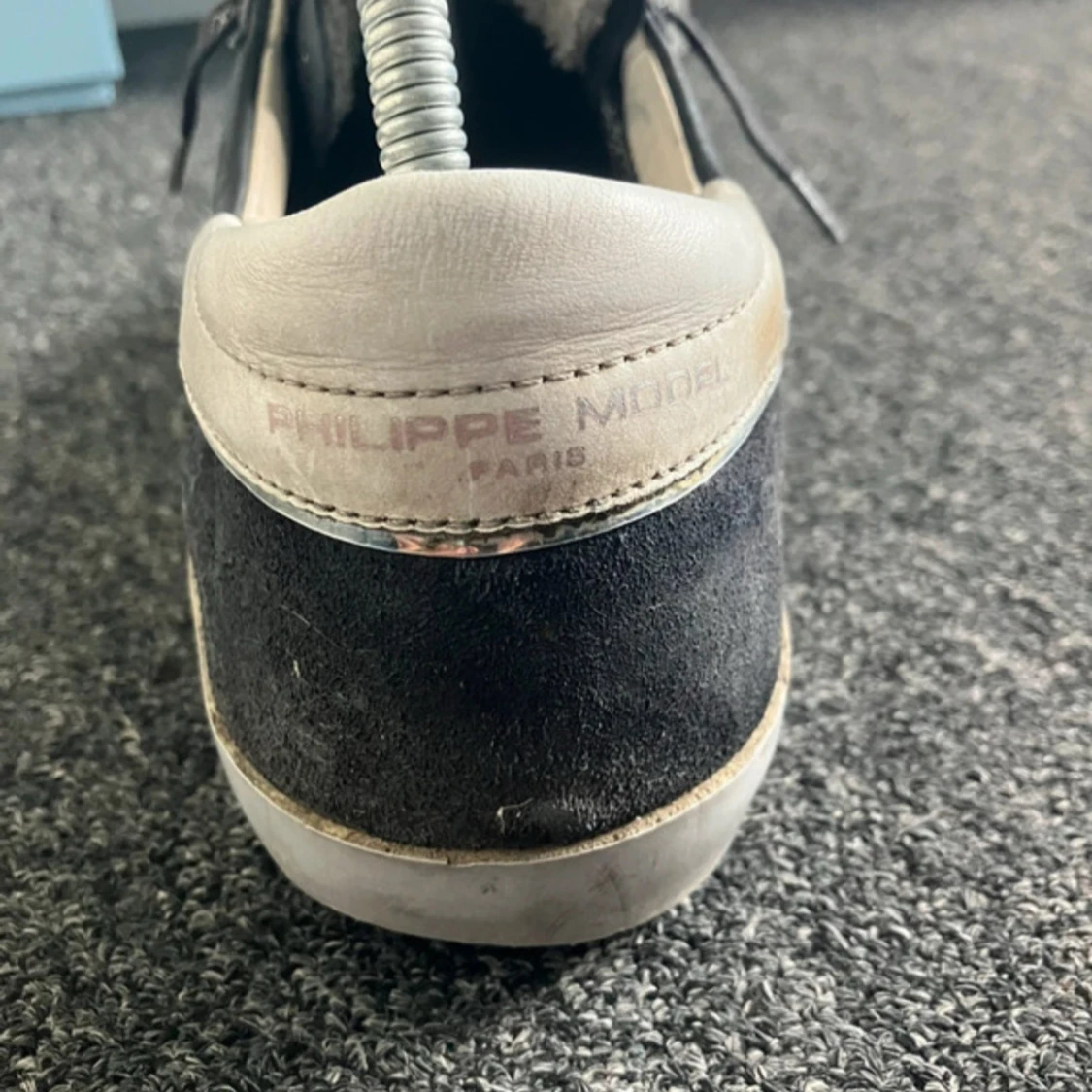 Svarta Philippe Model sneakers i skinn - 2