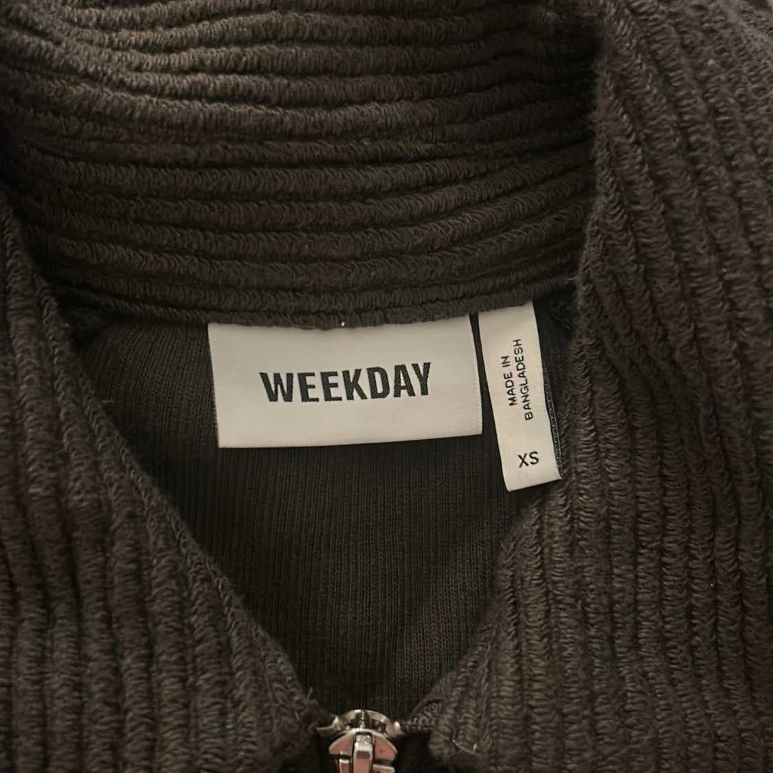 Brun manchesterjacka från Weekday XS - 2