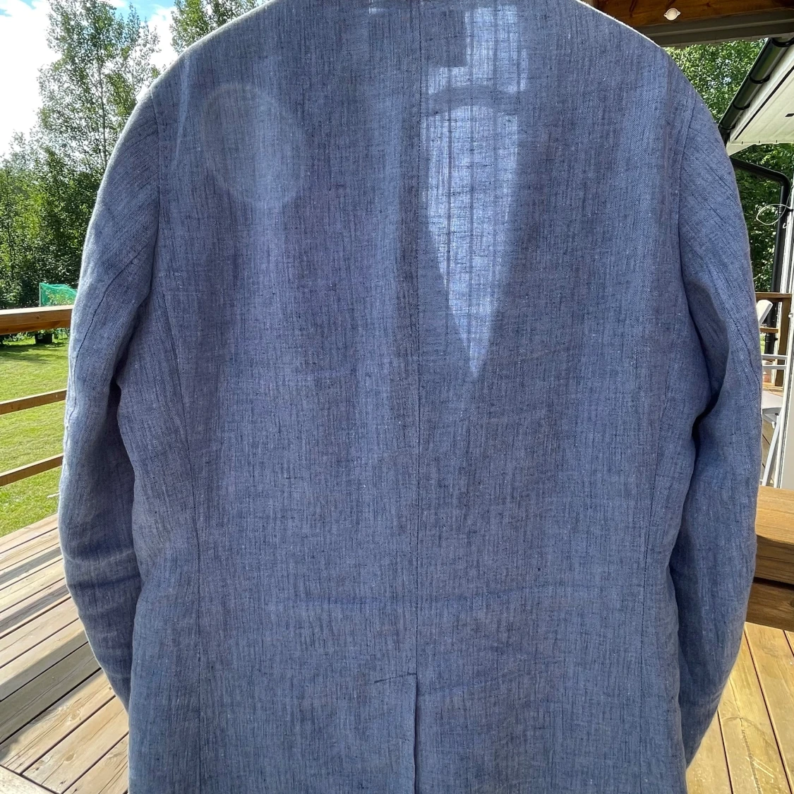 Blå linnekavaj Hampton Republic 56 - 2