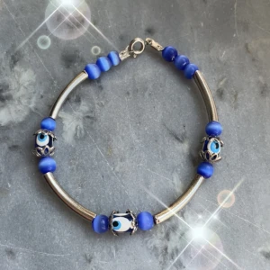 Armband med evil eye pärlor - Perfekt armband till sommar med evil eye pärlor 🧿 💕