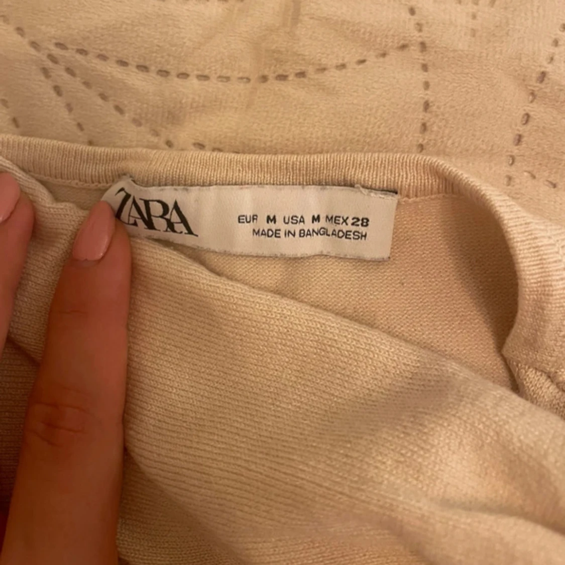 Beige omlottopp från Zara - 2