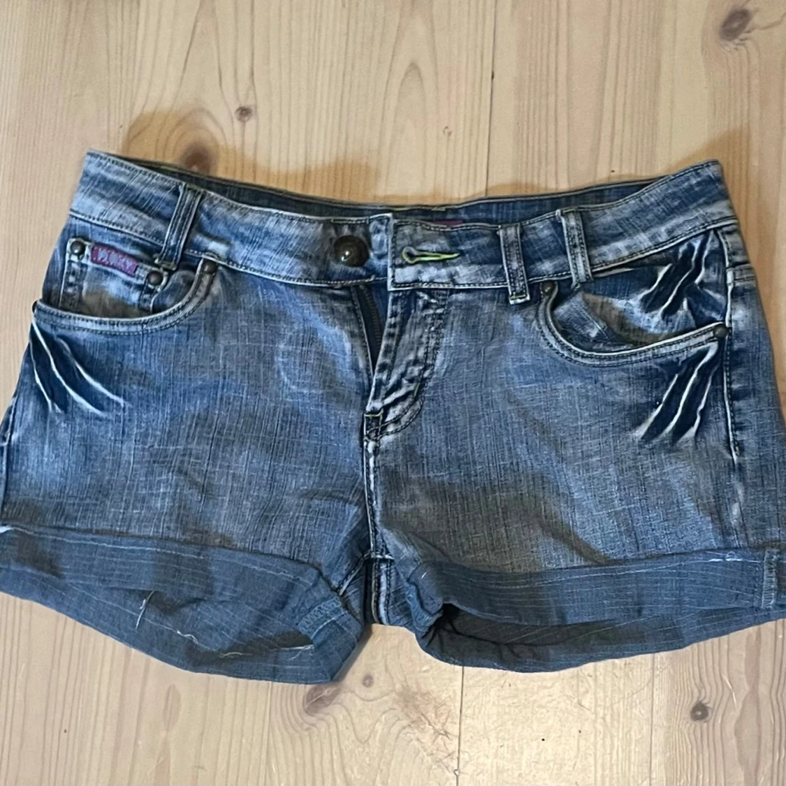 Blå jeansshorts  - 1