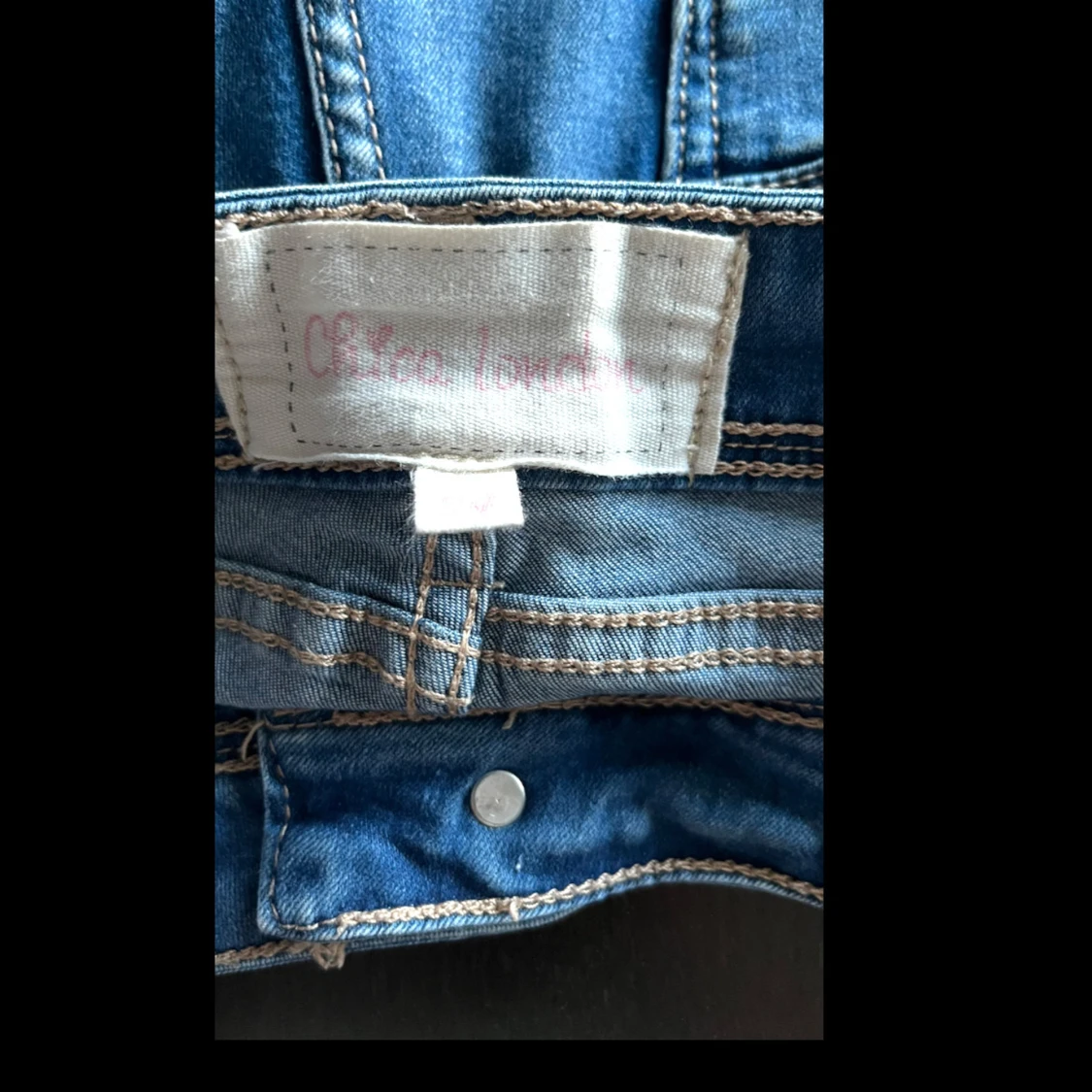 Blå skinny jeans från Chica London - 2