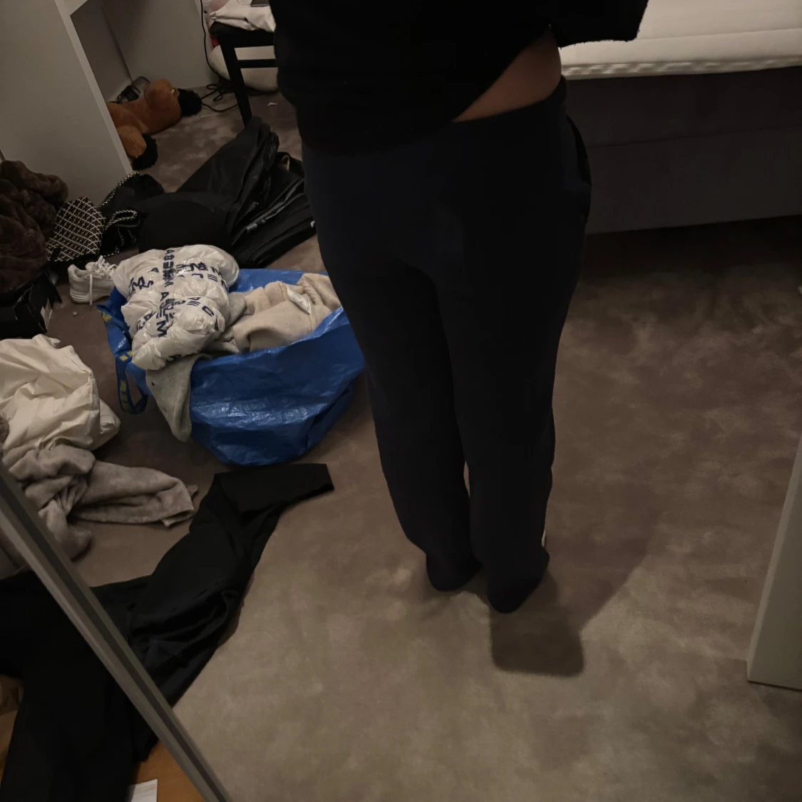 Mörkblåa russermerch byxor  - 2