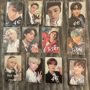 Straykids - Säljer dessa skz pcs! priserna står på bilden i euro men betalas med Kr! Hör av dig vid frågor <3