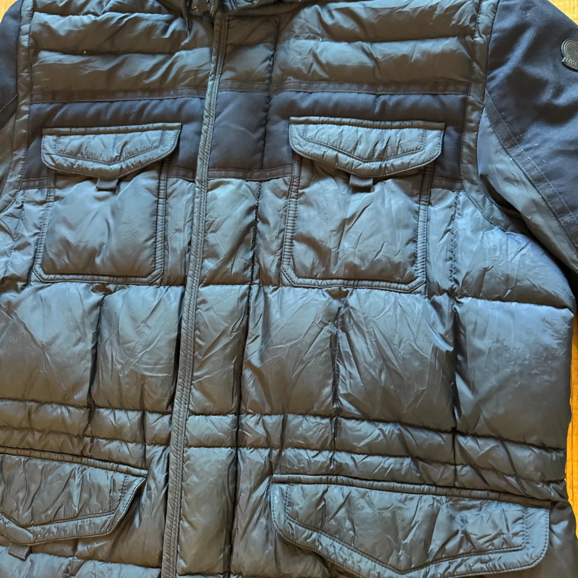 Svart quiltad jacka från Moncler - 1