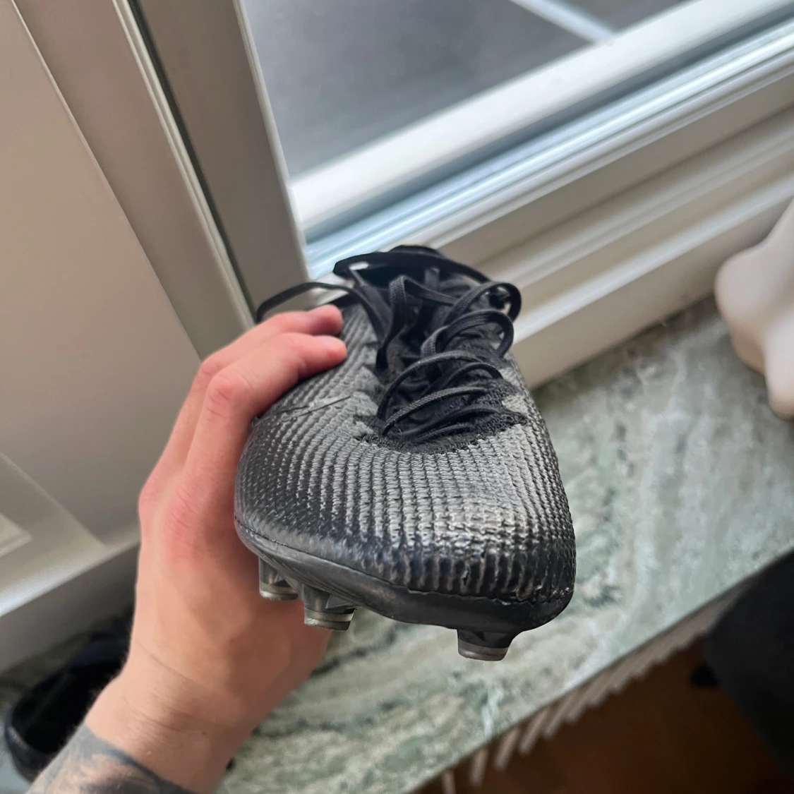 Svarta Nike Mercurial fotbollsskor - 1