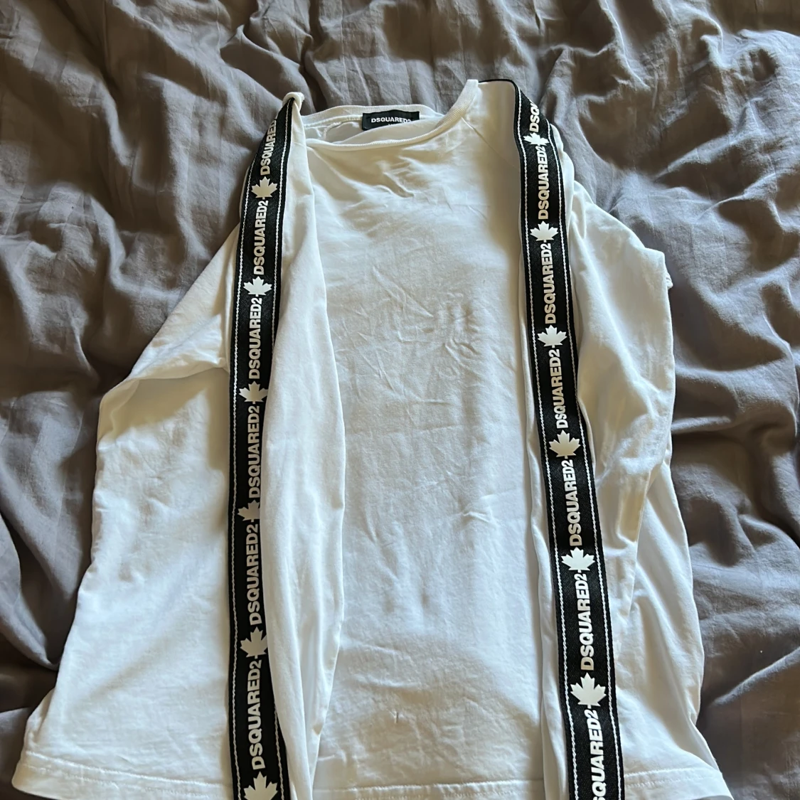 Vit långärmad tröja Dsquared2 - 1