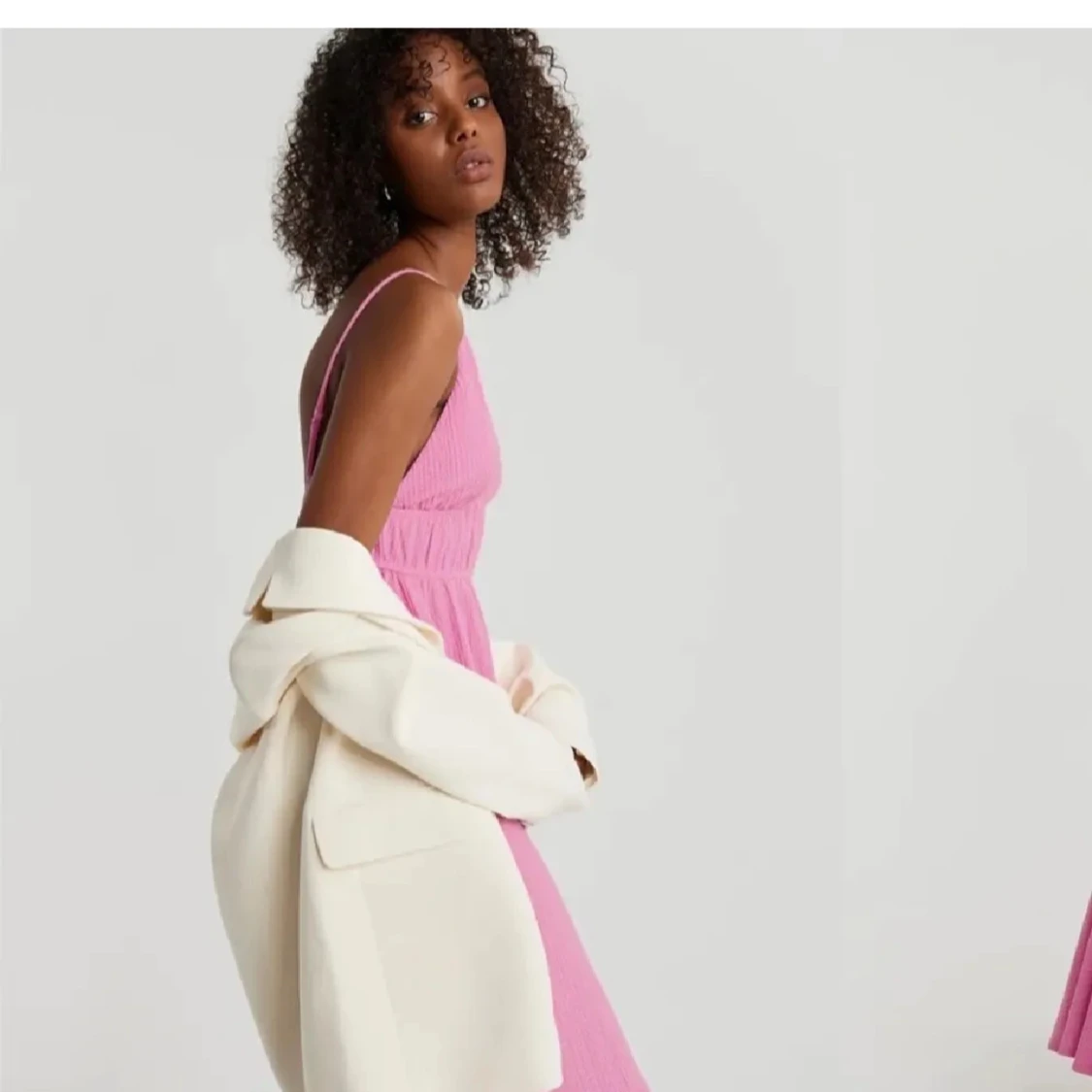 Rosa Gina Tricot Carmen Maxi Dress - 1