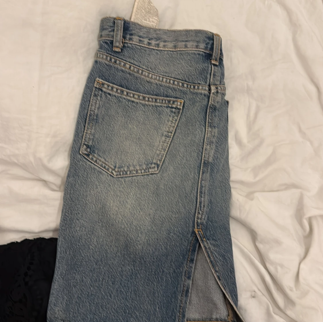 Blå jeanskjol från Zara XS - 1