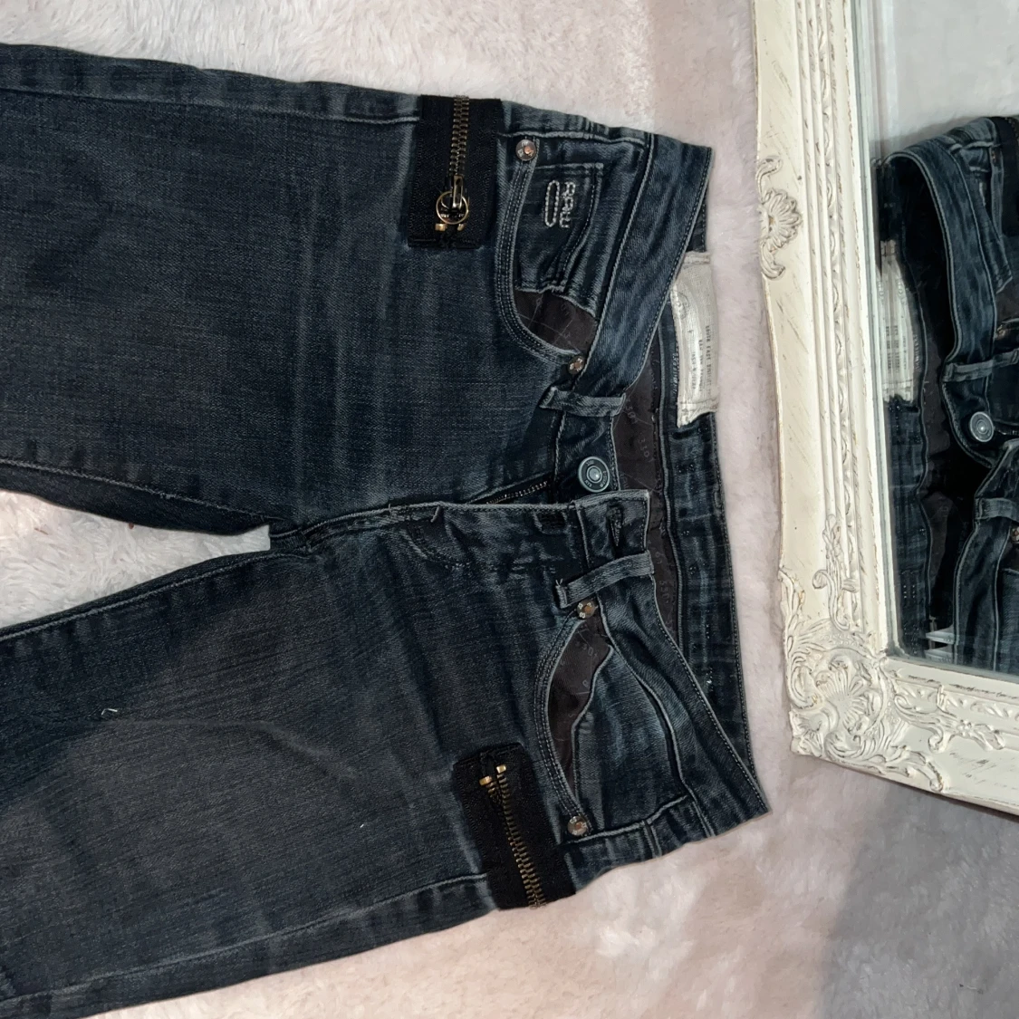 G-Star RAW svarta jeans med leoparddetalj - 4