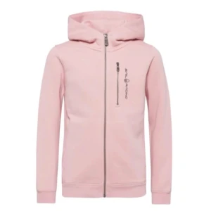 Sail Racing kofta ljusrosa - Ljusrosa fleecejacka från Sail Racing med huva och hel dragkedja. Jackan har en bröstficka med dragkedja och broderad logga på bröstet samt på huvan. Insidan är mjuk och fleecefodrad för extra komfort. Perfekt för kyliga dagar. Nypris: 899kr OBS! säljer även en grå!