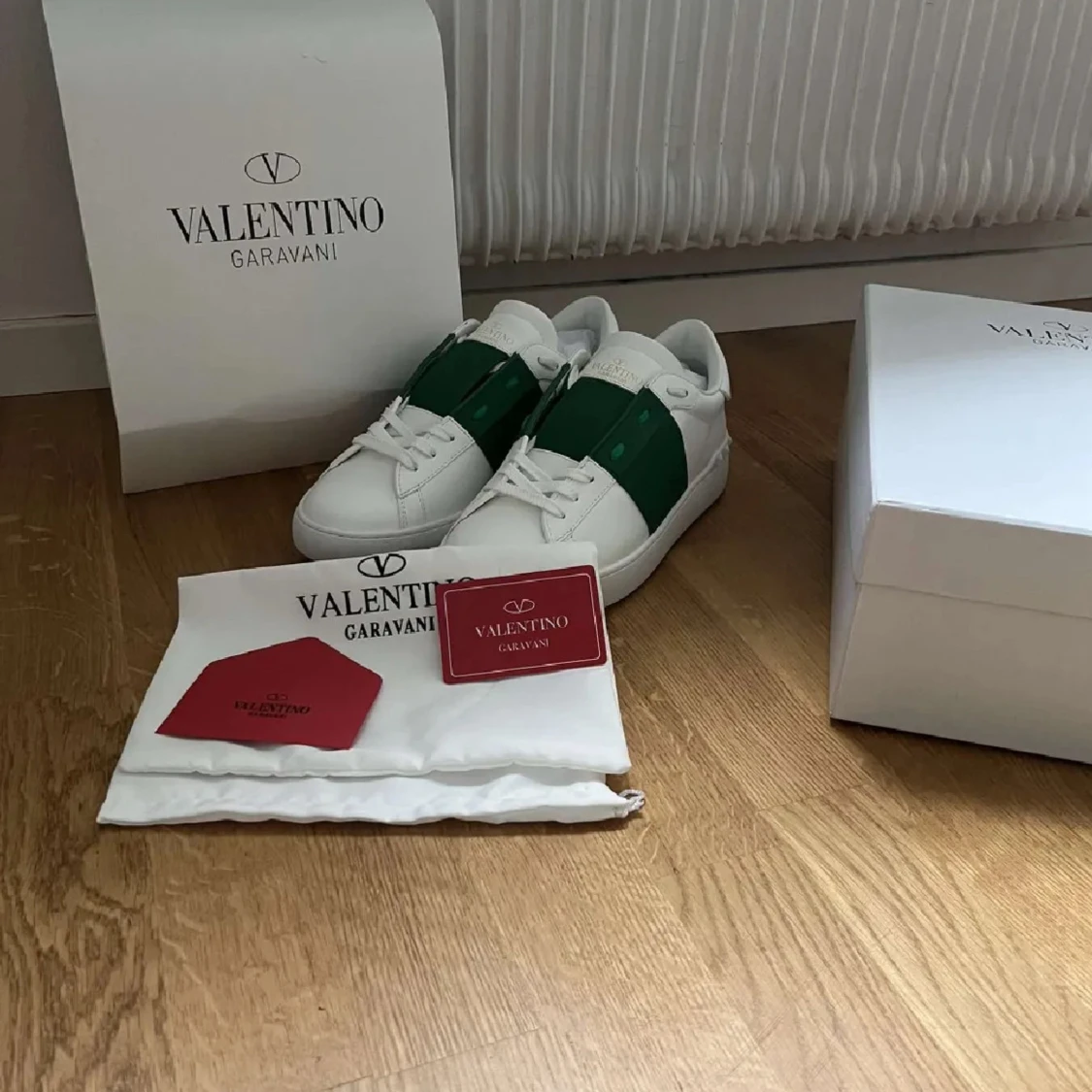 Valentino Garavani Open sneakers vit/grön - 1